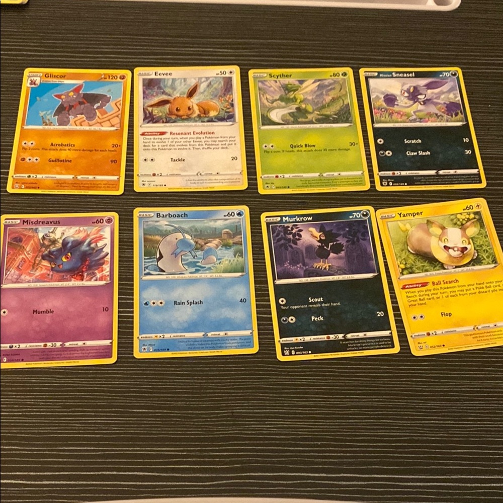 Pokémon Card Lot of 8